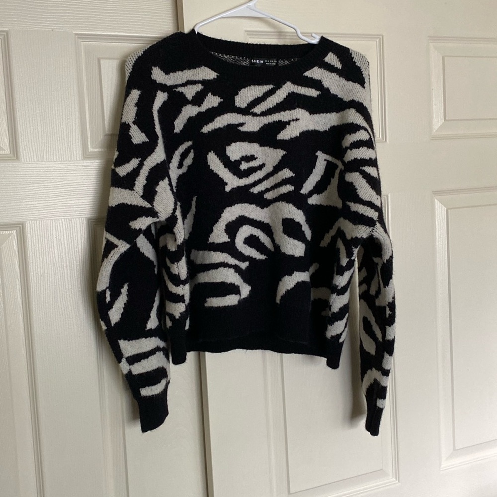 Black and White sweater
